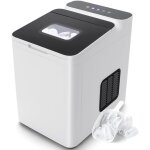 Costway - machine � gla�ons 15 kg en 24h, gla�ons automatiques rapide pr�t en 6 min blanc