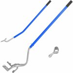 Costway - outil de d�montage de pneu de 44 cm � 62 cm avec support de talon en acier, changeur de pneu ...