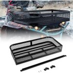Costway panier pour vhicule tout terrain en mtal avec conception en maille, panier de rack avant grand ...