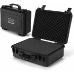 Costway valise tanche pour appareil photo, coffret de protection universel 47 x 37 x 18 cm, avec insert ...