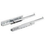 Coulisse bois quadro 25 silent system - mat�riau : acier - d�cor : zingu� - charge : 25 kg - montage ...