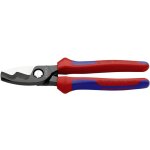 95 12 200 coupe - câbles à double tranchants avec poignées comfortables brunie 200 mm - knipex 95 12 200 coupe - câbles à double tranchants avec poignées comfortables brunie 200 mm - knipex