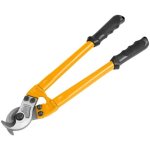 Coupe - c�ble � deux mains tolsen en acier forg�, 600 mm, poign�es ergonomiques en pvc