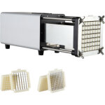 Coupe - frites electrique , trancheuse de pommes de terre avec lames en acier inoxydable de 1 / 2 pouce ...