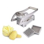 Coupe - frites professionnel en acier inoxydable pour pommes de terre et légumes pour usage domestique ... Coupe - frites professionnel en acier inoxydable pour pommes de terre et légumes pour usage domestique ...