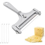Coupe - fromage avec fil r�glable, coupe - fromage avec rouleau et fil de coupe, trancheuse � fromage, ...