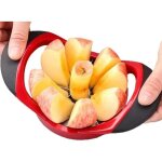 Coupe - fruits et l�gumes en acier inoxydable - trancheuse � pommes et l�gumes - poign�e ergonomique ...