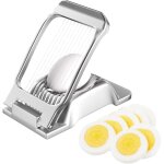 Coupe oeufs professionnel aluminium robuste, coupe oeuf durs passe au lave - vaisselle, fils de coupe ...
