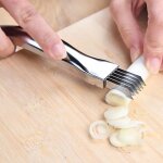 Coupe - oignons en acier inoxydable r�pes multifonction oignon ail tomate couteau l�gumes broyeurs trancheuse ...