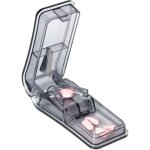 Coupe - pilule, coupe - pilule avec lame et compartiment de rangement pour petites ou grosses pilules ...