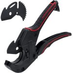 Coupe - tube pvc plastique, 42mm coupeur de tuyaux et tubes, cliquet de coupe avec lame de rechange, ...