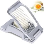Coupe - ?ufs en acier inoxydable, coupe oeuf � la coque professionnel, toqueur � oeuf, oeuf trancheuse ...
