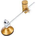 Coupe - verre circulaire, outil coupe - verre compas r�glable avec ventouse, molette de coupe, alliage ...