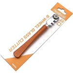 Coupe - verre professionnel � 6 roues avec roues de coupe en carbure de tungst�ne pour coupes de 2 � ...