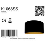 Steinhauer - abat - jour - shade - noir - lin - � 40cm - e27 -