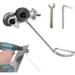 Csparkv - coupeur de plaque pour perceuse électrique à métal, accessoire de perceuse à métal grignoteuse ... Csparkv - coupeur de plaque pour perceuse électrique à métal, accessoire de perceuse à métal grignoteuse ...