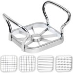 Coupeur de pommes de terre - 5in 1 pommes de terre en acier inoxydable coupe - fruits chipper chopper ... Coupeur de pommes de terre - 5in 1 pommes de terre en acier inoxydable coupe - fruits chipper chopper ...