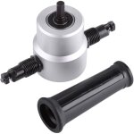 Coupeur de t�le � double t�te scie cloche �lectrique accessoire de perceuse �lectrique grignoteuse trousse ...