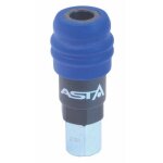 Coupleur raccord air rapide polyvalent de securite filetage femelle g 1 / 4''