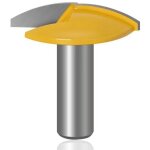 Courb� et horizontale fraise avec tige de 8mm fraise � mouler en carbure - outils de coupe professionnels ...