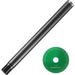 Vevor couronne diamante humide de 50, 8 mm, profondeur de percage de 355 mm, foret a beton avec lame ...