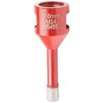 Couronne de perage pour carrelage m14, diamtre 8 mm, meuleuse d'angle, sans amorce de perage, pour ...