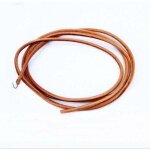 Courroie en cuir naturel type pi�ces de machine a coudre a p�dales (brun, 5mm. )