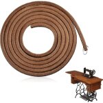 Courroie machine � coudre en cuir, cordon en cuir rond robuste, courroie de machine � coudre, 183 cm7 ...
