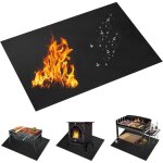 Coussin isolant thermique ignifug� noir, r�sistant � la chaleur jusqu'� 1093�c, dimensions 122cm x 76cm. ...