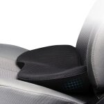 Coussin de siège auto ergonomique - confort lombaire et surélévation - Épais et respirant - toutes saisons ... Coussin de siège auto ergonomique - confort lombaire et surélévation - Épais et respirant - toutes saisons ...