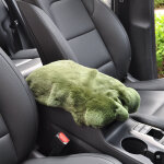 Coussins de si�ge auto, tapis d'accoudoirs de voiture en fourrure de lapin pour l'hivertapis d'accoudoir ...