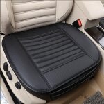 Coussin de si�ge de voiture housse de si�ge pu en cuir et bambou mat pad