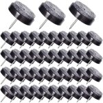 Coussinets agraf�s en 50 pi�ces, en feutre de 24 mm d'�paisseur, pour prot�ger les pieds de meubles, ...