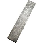 Couteau de bricolage  motif en acier damas sponsored material bar couteau en acier lame vierge trempe, ...