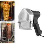 Couteau �lectrique pour barbecue, pivotant � 120 degr�s, �quip� d'une lame de 4, 7 pouces de diam�tre, ...