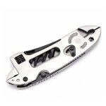Couteau pliant pince, réglable couteau de poche pince outil clé pour survie randonnée camping en plein ... Couteau pliant pince, réglable couteau de poche pince outil clé pour survie randonnée camping en plein ...