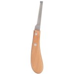 Couteau � sabot en acier au carbone en forme de lame droite, outil de coupe pour b�tail et chevaux (main ...