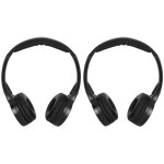 Couteurs audio stro infrarouges sans fil  2 canaux pour dvd d'appui - tte de voiture - tonysa