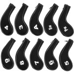 Couvercle de club de golf pack de 10 casquettes de club de golf couvercle de club de golf housses de ...