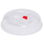 Couvercle micro - ondes en plastique transparent metaltex 26 cm