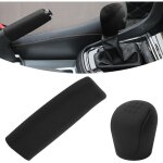 Couvercle universel pommeau levier vitesse voiture + housse de frein � main universelle, souple automatique ...