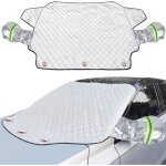Couverture bache pare - brise voiture couverture magn�tique avec coque r�troviseur protection ( 157 cm ...