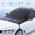 Couverture pare - brise pour peugeot, magn�tiques bache voiture anti givre, housse de pare - brise, anti ...