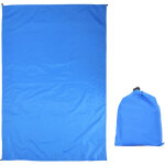 Couverture de sol l�g�re et compacte pour camping et pique - nique, avec sac de transport - bleu royal ...
