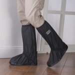 Couvre - chaussures impermable noir pour bottes de pluie avec rflecteur (1 paire) - sollbry