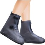 Couvre - chaussures imperm�ables et r�utilisables pour hommes et femmes (noir, 40 - 42)