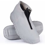 Couvre - chaussures impermables, couvre - chaussures rutilisables en silicone avec sem renforce antidrapan ...