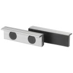 Couvre - mors magnetiques caoutchouc aluminium etau 125mm fervi 0520 / 125g