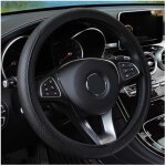 Couvre volant, housse de volant de voiture universelle en cuir, antid�rapante, pour citro�n c1 c2 c3 ...
