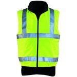 Coverguard - gilet de travail polaire sans manche haute visibilit� hi - way - jaune fluo 3xl - 60 / 62 ...